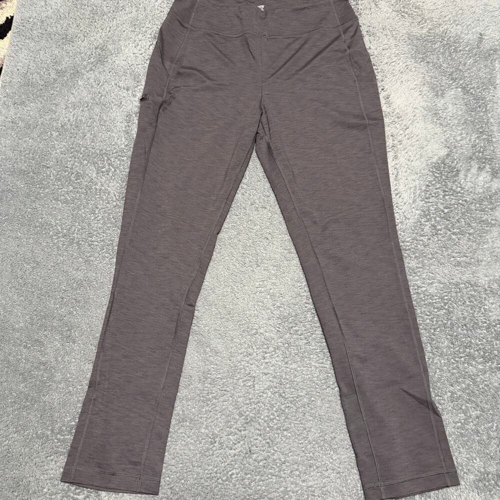Duluth Trading Pants Womens Medium x 31 Gray NoGa Classic Slim Leg